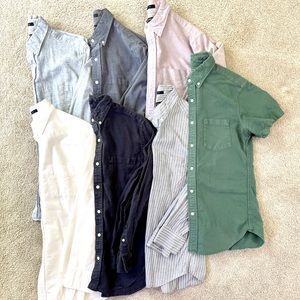 J. Crew Slim Button Down 8 Shirt Bundle